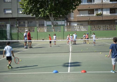 Pista de tennis de resina